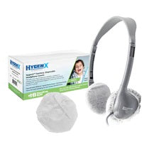 HamiltonBuhl Sanitary Ear Cush Covers HygenX 50 Pairs White
