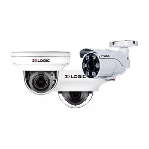 3xLOGIC VX-5M-B-RIAW-X VISIX 5MP Outdoor Bullet with Remote Focus, 2.7-13.5mm Lens