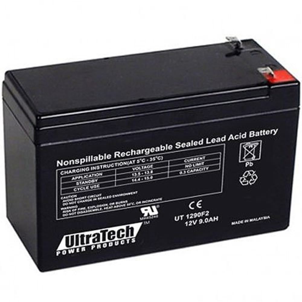 UltraTech 12V 9Ah SLA Battery F2 Terminal