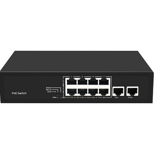 Inaxsys LGNX82POE 8-Port PoE Switch