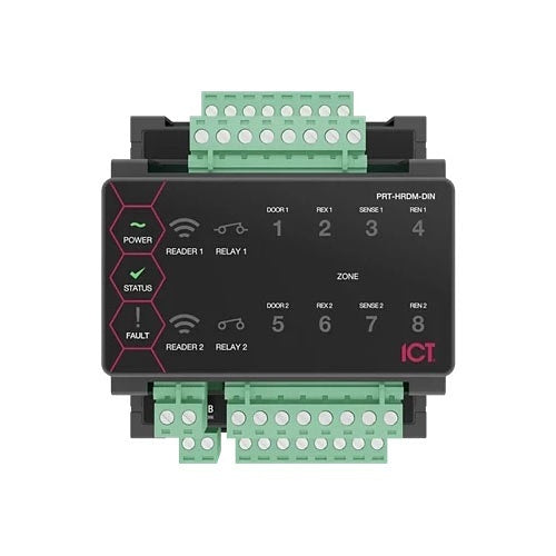 ICT PRT-HRDM2-DIN Protege Half DIN Rail 2 Reader Expander