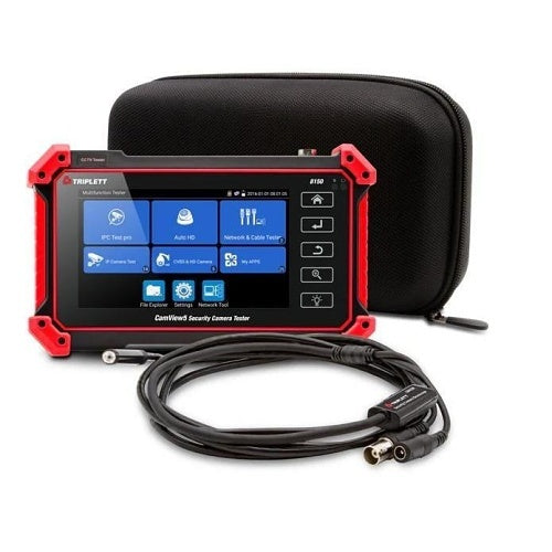 Triplett 8150-BR-KIT CamView IP Pro 5 HD CCTV Camera Tester Kit with SBR2M Borescope