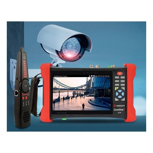 Triplett 8174 Camview 7\\" 2.4G Spectrum Analyzer 1920x1200 Resolution CCTV Camera Tester