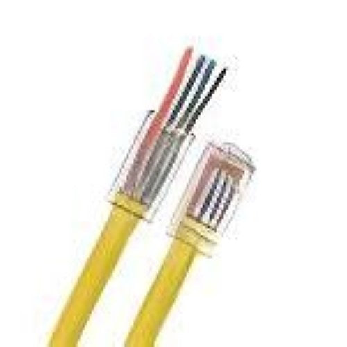 Triplett CAT6-HSP Modular CAT5/6 Male Connector, 50-Pack