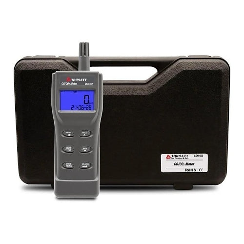 Triplett GSM450 Carbon Monoxide Carbon Dioxide IAQ Datalogger Meter