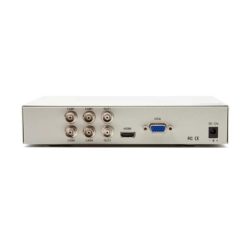 Triplett HD-QUAD 5MP High Definition Quad Processor, (4) Composite Video Input, (1) Main Output and (1) Sub Output