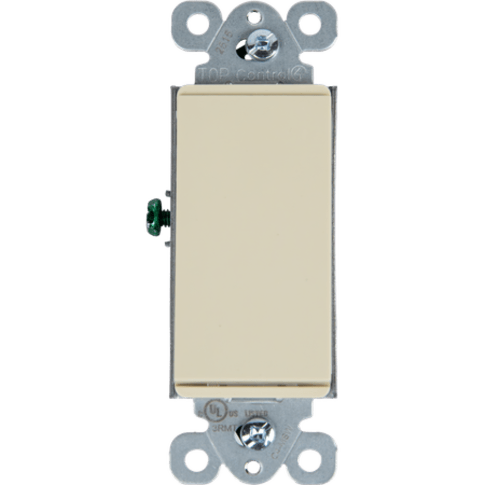 Control4® Mechanical Switch, Contemporary, 120-277VAC/15A (Ivory)