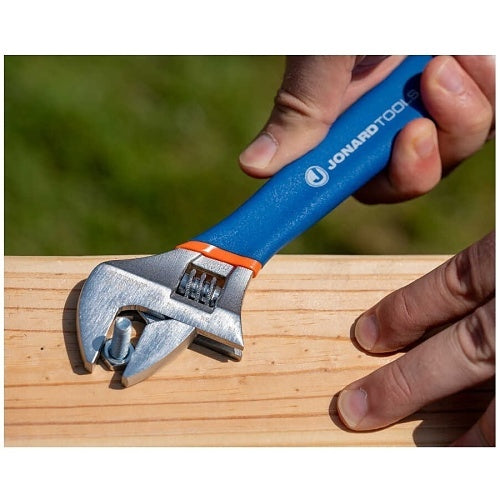Jonard Tools AW-8 8\\" Adjustable Wrench with Extra Wide Jaws