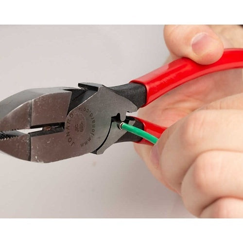Jonard Tools JIC-685 Lineman\'s Pliers with Fish Tape Puller and Crimper