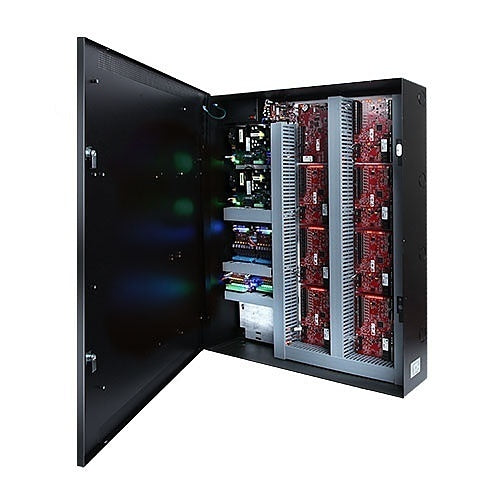 LifeSafety Power FPO150/250-5M8PNLXE8M3-WP-SNAP Dual-Voltage Power Supply / Distribution Enclosure, 150/250W, 8 Outputs, Wall-Mount, SNAP-Link