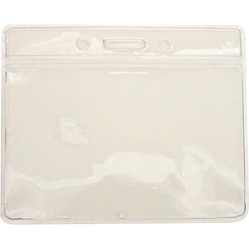 Brady ID 406-T-CLR Vinyl Horizontal Badge Holder with Color Bar