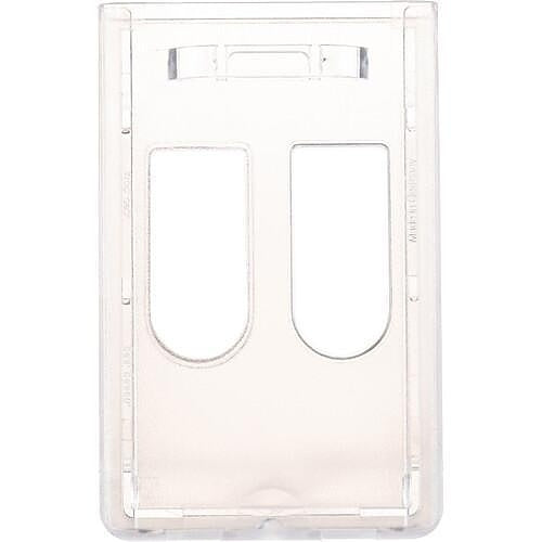 Brady ID 706-N2 Vertical Badge Holder, Clear