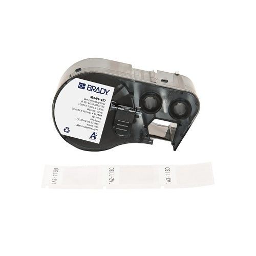 Brady ID BL-34C-BLK Standard Flexible Tubular Lanyard, NPS Bulldog Clip, 3/8" (10mm)