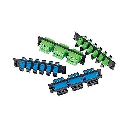 OCC 6112DSC Fiber Optic Patch Panel, Adapter Plate Assy, DSCX6, SM/MM