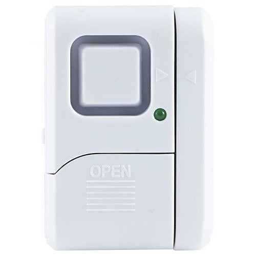 Jasco 45174 Magnetic Contact, GE Magnetic Window Alarm, Battery Operated On/Off