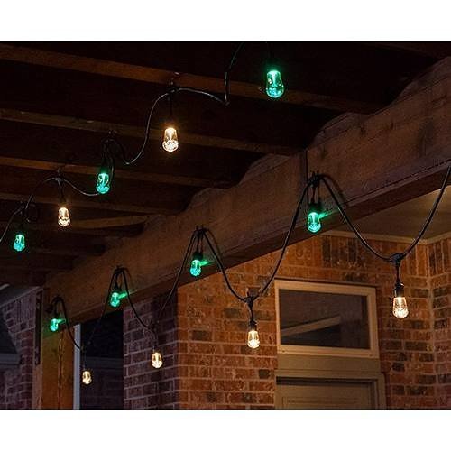 Jasco 66876 Pro Series RGBW Wi-Fi LED Vintage Cafe Lights, 48\', 24-Bulbs