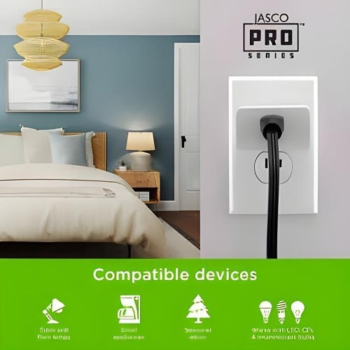 Jasco 79244 JascoPro Series Z-Wave Plug-in Smart Switch