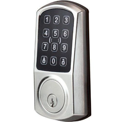 ProdataKey RLDBPKS PDK Red Wireless Deadbolt Lock, Satin Chrome