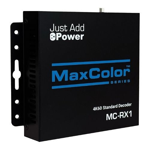 Just Add Power MC-RX1 Series 4:4:4 MaxColor 4K Receiver, 36-Bit Color in and Out