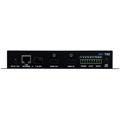 Just Add Power MC-TX2 Series MaxColor 4K Transmitter with Audio Return Channel and Fiber Port Connection Support
