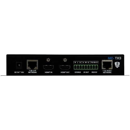 Just Add Power MC-TX3 MaxColor Series 4K60 Transmitter with AES67 and USB-C