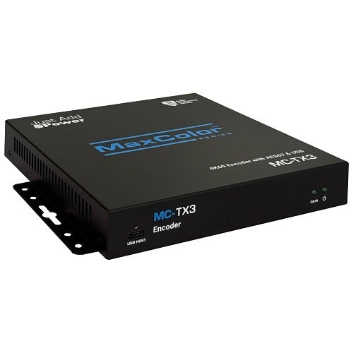 Just Add Power MC-TX3 MaxColor Series 4K60 Transmitter with AES67 and USB-C