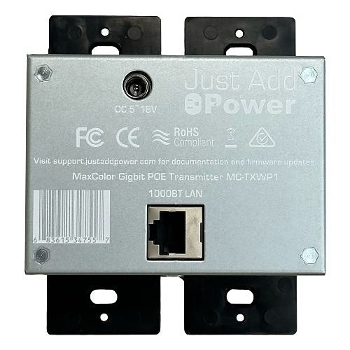 Just Add Power MC-TXWP1-BL MaxColor Series 2-Gang 4K60 Wallplate Encoder, Transmitter