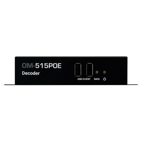 Just Add Power OM-515POE 2G Omega Series 2G/3G+ Receiver with USB and Stereo Audio Output (Previous VBS-HDIP-515POE)