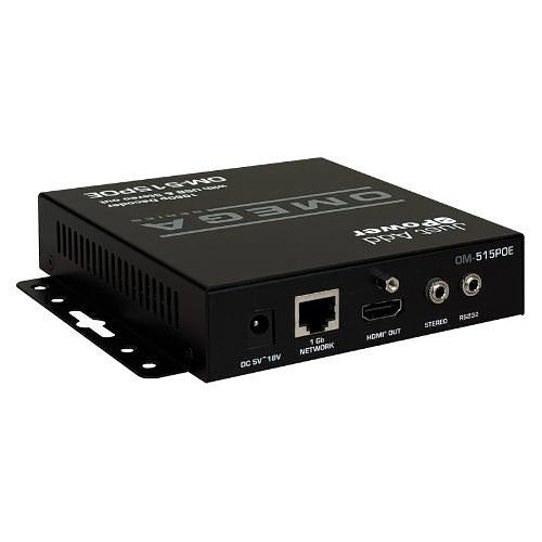 Just Add Power OM-515POE 2G Omega Series 2G/3G+ Receiver with USB and Stereo Audio Output (Previous VBS-HDIP-515POE)