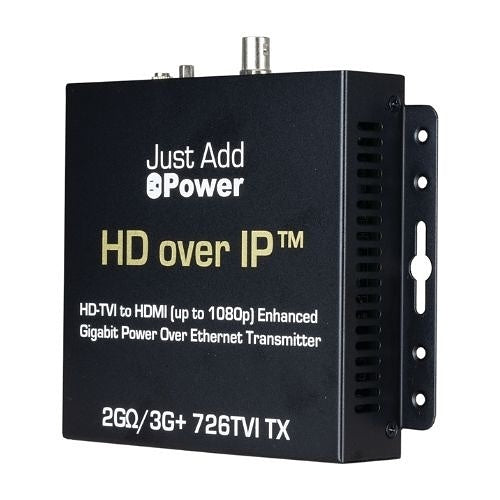 Just Add Power OM-726TVI 2G/3G HD-TVI to HDMI Transmitter, 1080p, 10W PoE (Previous VBS-HDIP-726TVI)