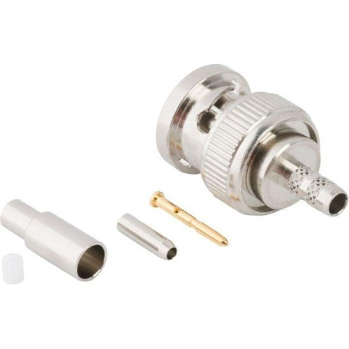 Amphenol RF 112722 BNC Straight Crimp Plug, Mogami 30AWG, 50