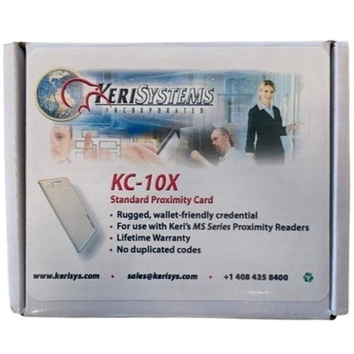 Keri Systems KC-10X Standard Light Proximity Card, 50-Pack