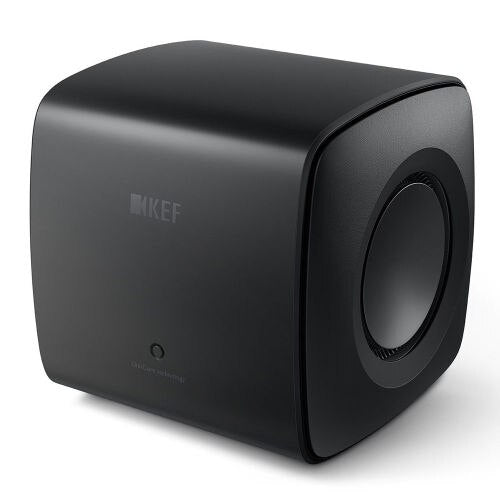 KEF Uni-Core Dual 6.5\\" Drivers 1000w RMS Subwoofer w/ Music Integrity Engine® Carbon Black – Each
