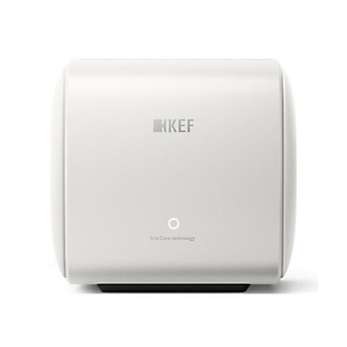 KEF Uni-Core Dual 6.5\\" Drivers 1000w RMS Subwoofer w/ Music Integrity Engine® Mineral White – Each