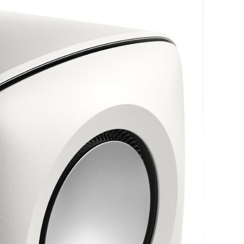 KEF Uni-Core Dual 6.5\\" Drivers 1000w RMS Subwoofer w/ Music Integrity Engine® Mineral White – Each