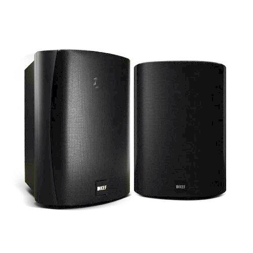 KEF 6.5\\" All Weather Outdoor Black Speakers – Pair