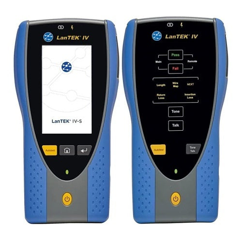 TREND Networks R163030 LanTEK IV-L Copper Cable Certifier with (2) Permanent Link Adapters / Channel Adapters, 500MHz, TREND AnyWARE Cloud Compatible