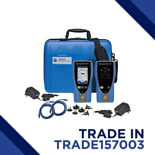TREND Networks TRADE157003 10G Ethernet Troubleshooter and Bandwidth Tester with Fiber And Network Testing, Trade-In