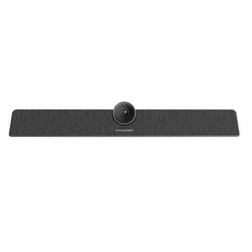 Kramer K-Bar 12MP Camera, 120˚ FOV, 5x Digital Zoom, 6-Array MEMS Microphone, 8W Speaker, AI-Powered Auto-Framing and Voice-Tracking
