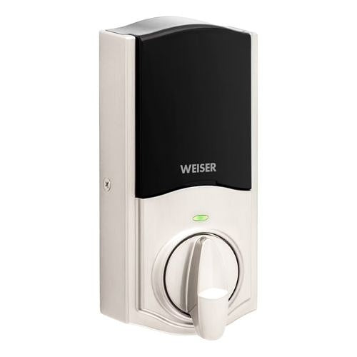 Weiser HC620 TRL Home Connect 620 Traditional Electronic Lock with Z-Wave 700, Satin Nickel (Replaces 9GED18000-016)