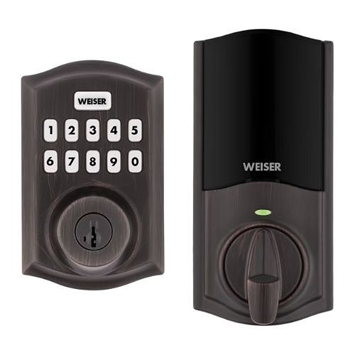 Weiser HC620 TRL Home Connect 620 Traditional Electronic Lock with Z-Wave 700, Venetian Bronze (Replaces 9GED18000-017)
