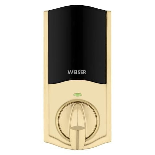 Weiser HC620 TRL Home Connect 620 Traditional Electronic Lock with Z-Wave 700, Traditional Brass (Replaces 9GED18000-015)