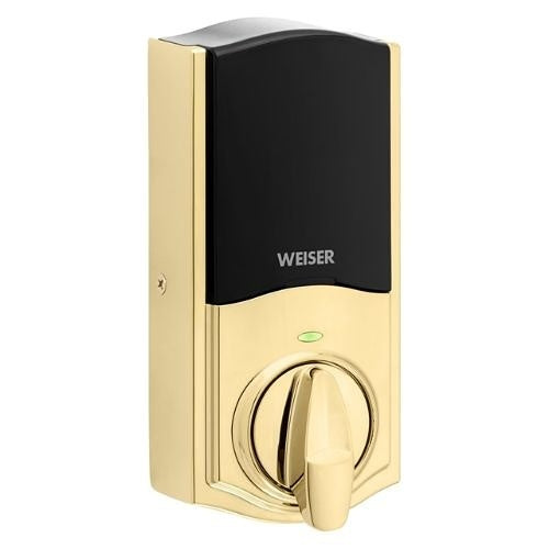 Weiser HC620 TRL Home Connect 620 Traditional Electronic Lock with Z-Wave 700, Traditional Brass (Replaces 9GED18000-015)