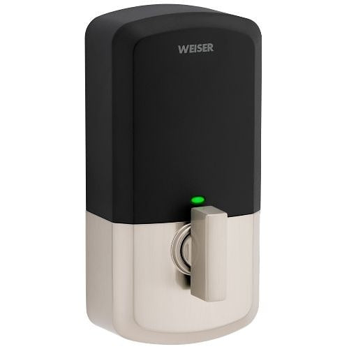 Weiser 9GED98000-001 Halo Select Touchscreen Wi‑Fi And Matter Enabled Smart Lock Deadbolt, Satin Nickel