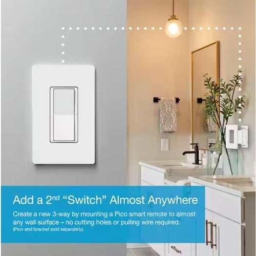 Lutron DVRF-5NS-WH Claro Smart Switch, White