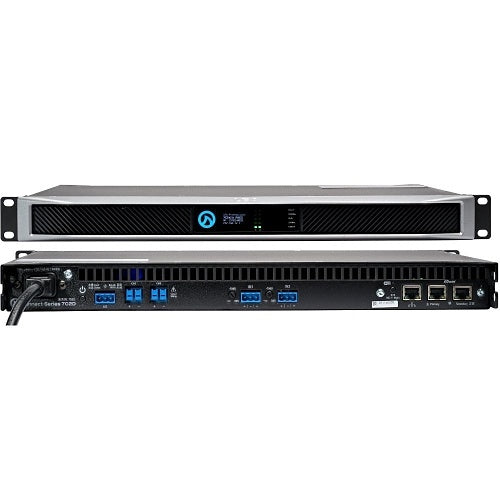 LEA Professional CONNECT 702D Dante CONNECT Series 2-Channel Amplifier, Channel, 700W per Channel