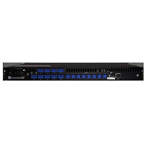 LEA Professional CONNECT 88D 19\\" 8-Channel Amplifier with Dante Inputs, 80W per Channel