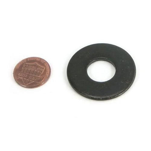 Linear 2400-376 Flat Washer, 1/2\\", Black