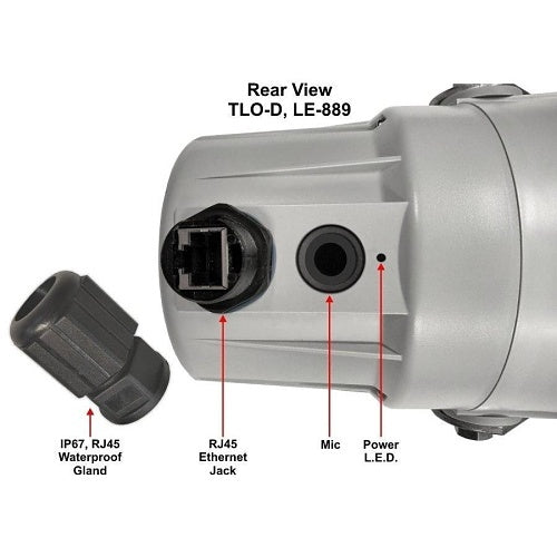 Louroe LE-889 Outdoor Digital Microphone/Speaker