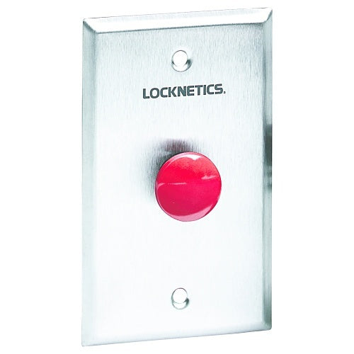 Schlage 701RD Mushroom Button, 7/8", Red